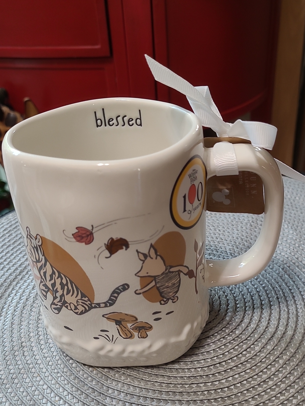 Rae Dunn Winnie The Pooh & Eeyore Fall Mug